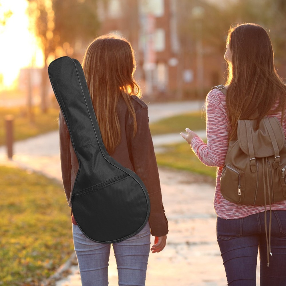 Bowl Back Mandolin Case Soft Strap Bag Musician Backpack Shoulder