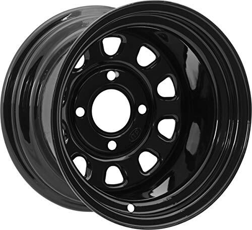 ITP Delta Steel Wheel Front Wheel 4/110 5+2 14x7 Black