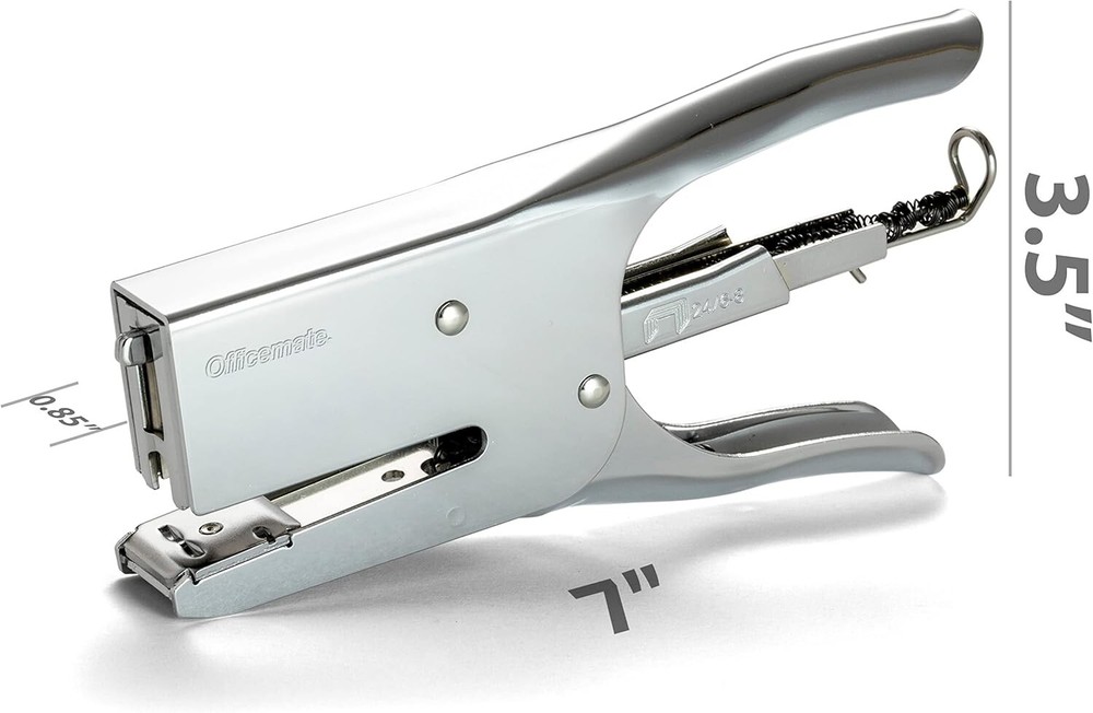 Classic Plier Stapler Bundle Metal Silver 97768 A2