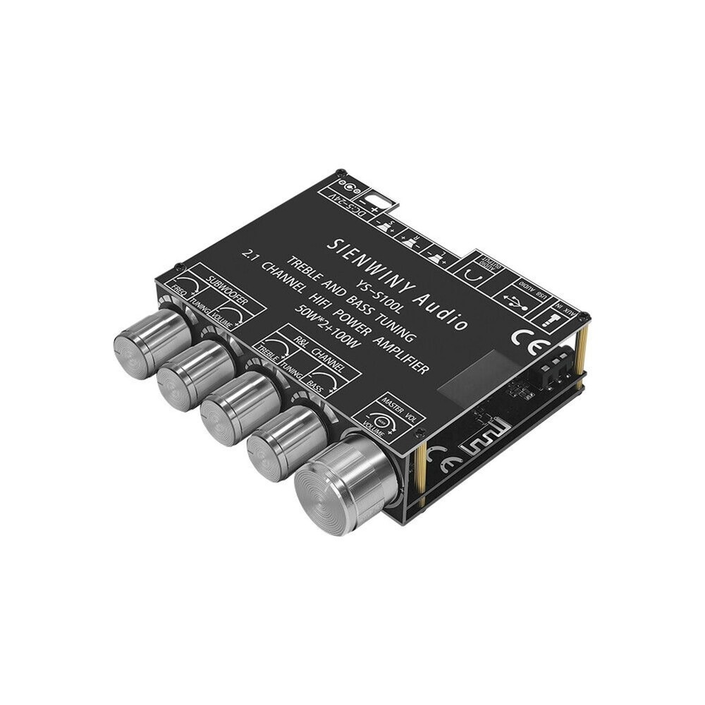 2.1CH HiFi Bluetooth5.0 Digital Power Amplifier Subwoofer Audio Amp Board Module