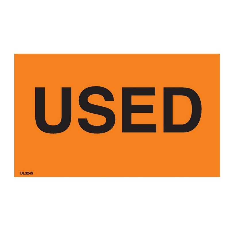 2" x 3" Used labels (500 per Roll)
