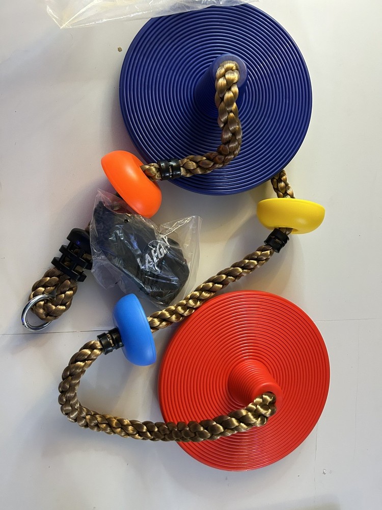 Tree Swing for Kids - Climbing Rope with Platforms  missing  box new.