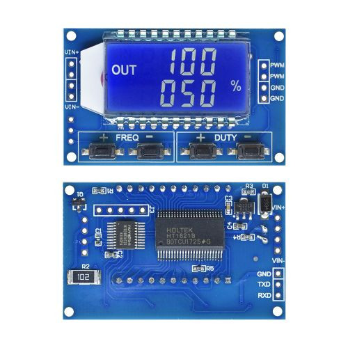 Adjustable PWM Pulse Frequency Duty Cycle Square Wave Signal Generator Module N