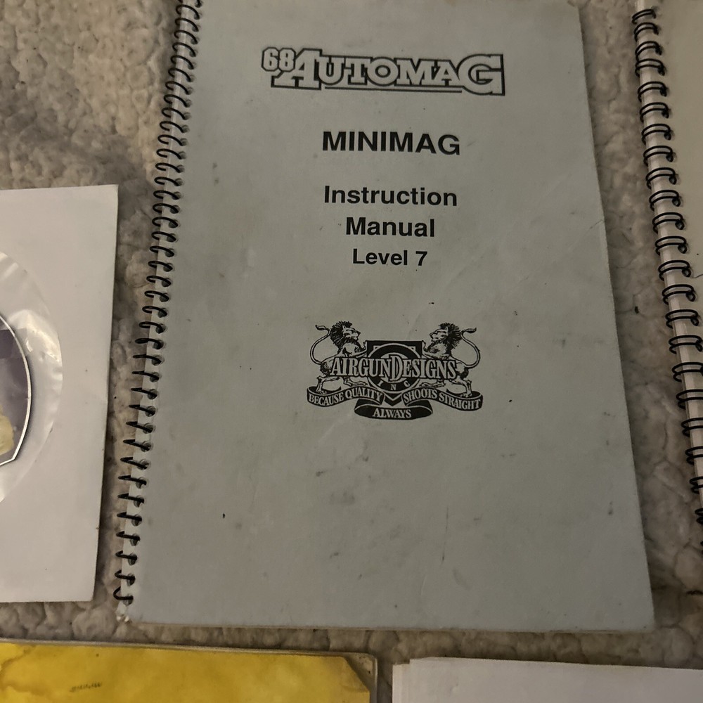 Automag Minimag,Micromag Instruction Manuals
