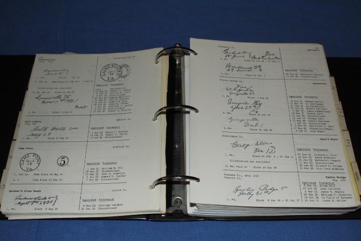 Virginia Postal Markings Postmasters Colonial 1865 Lisbeth 2nd BlueLakeStamps