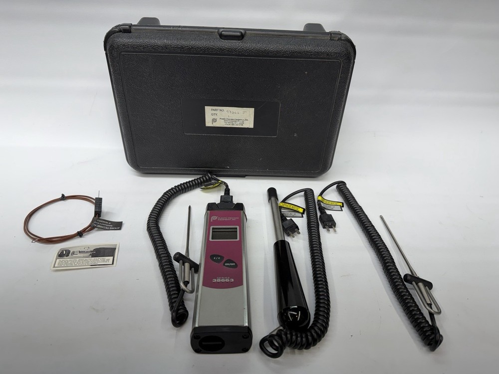 PLASTIC PROCESS EQUIPMENT 38663  TYPE J THERMCOUPLE THERMOMETER