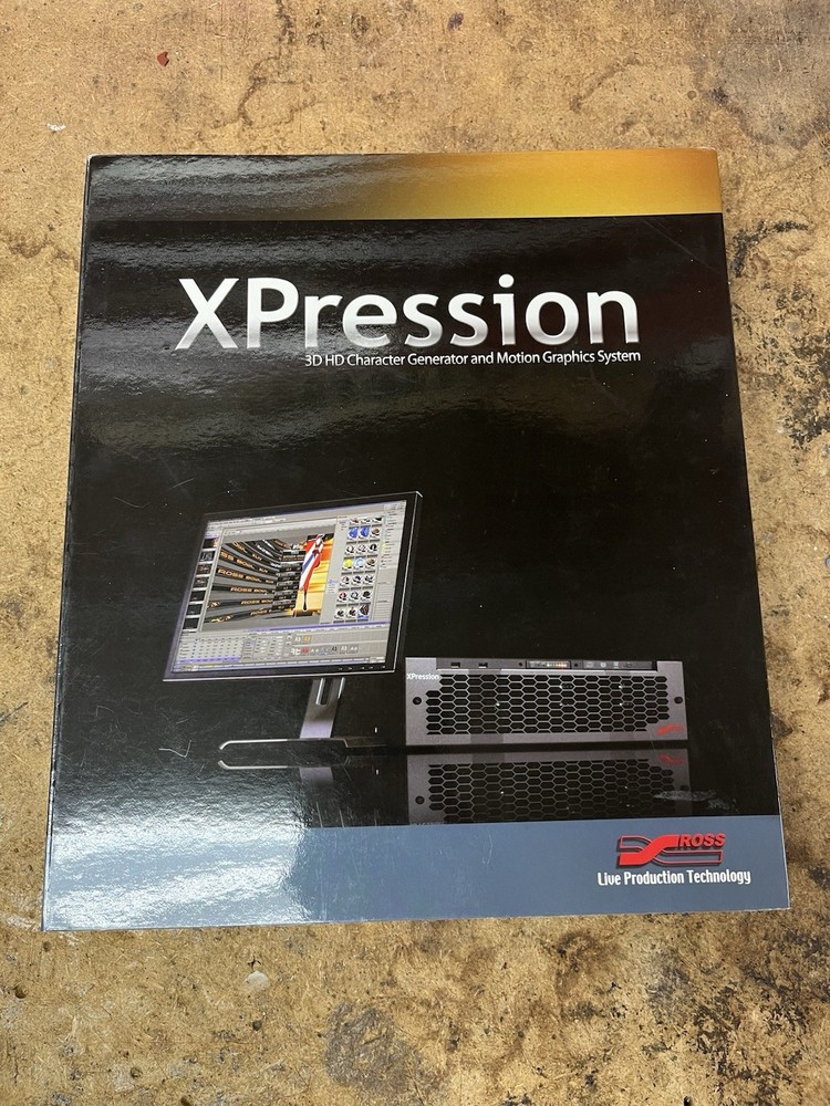 XPression Studio Software Disc Ross 3D HD Character Motion Graphics Generator