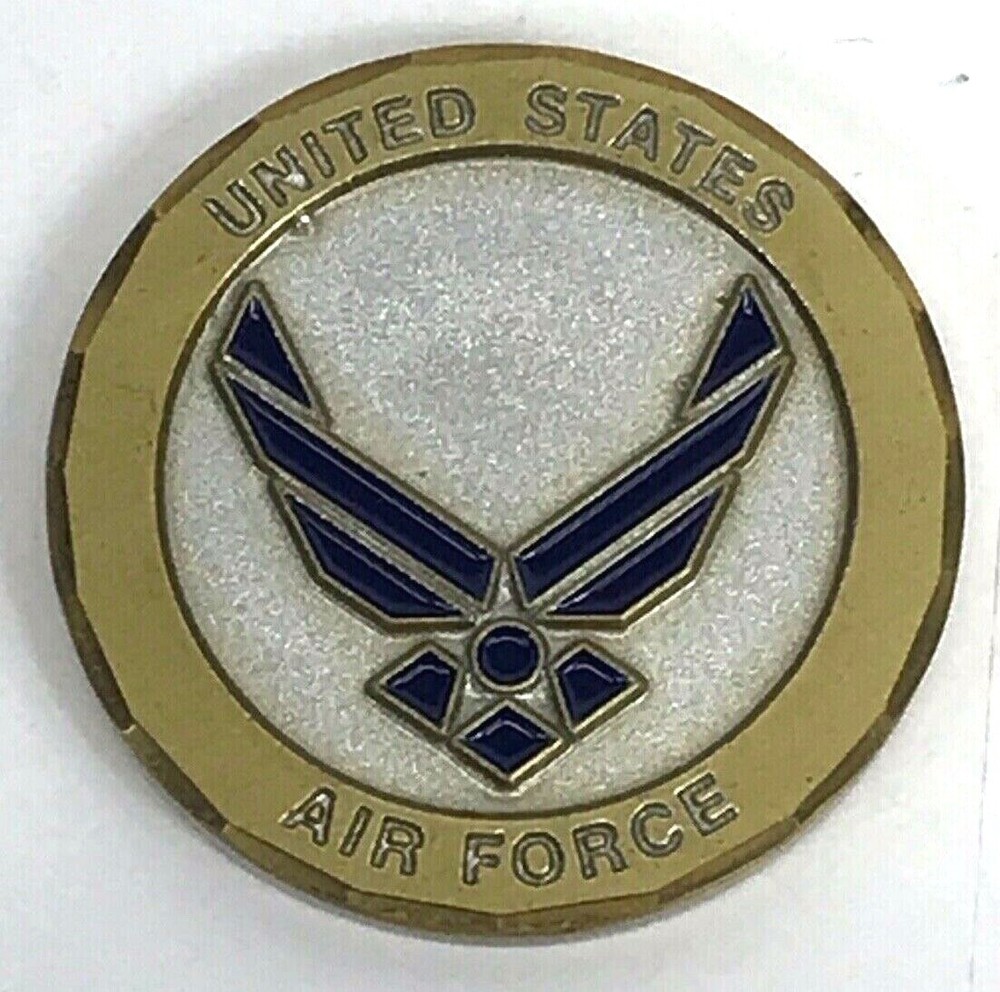 US Air Force Team Mildenhall Top Three Challenge Coin