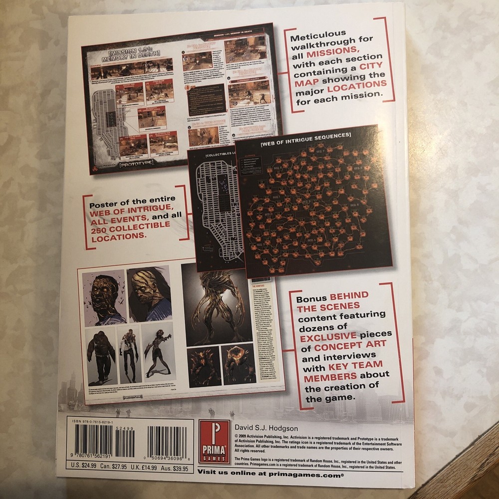 Prototype, Prima Official Game Guide