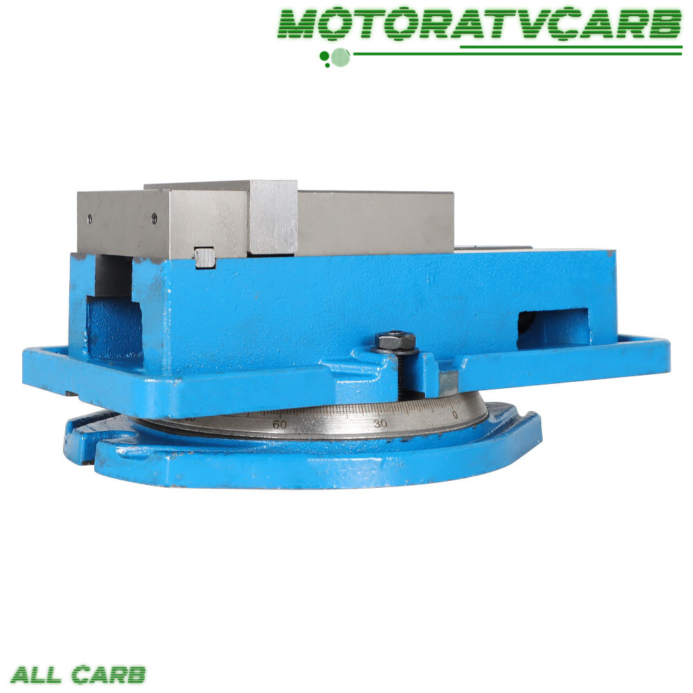 ALL-CARB 4" Lockdown Vise Precision Milling Machine Bench Clamp Vice With Base