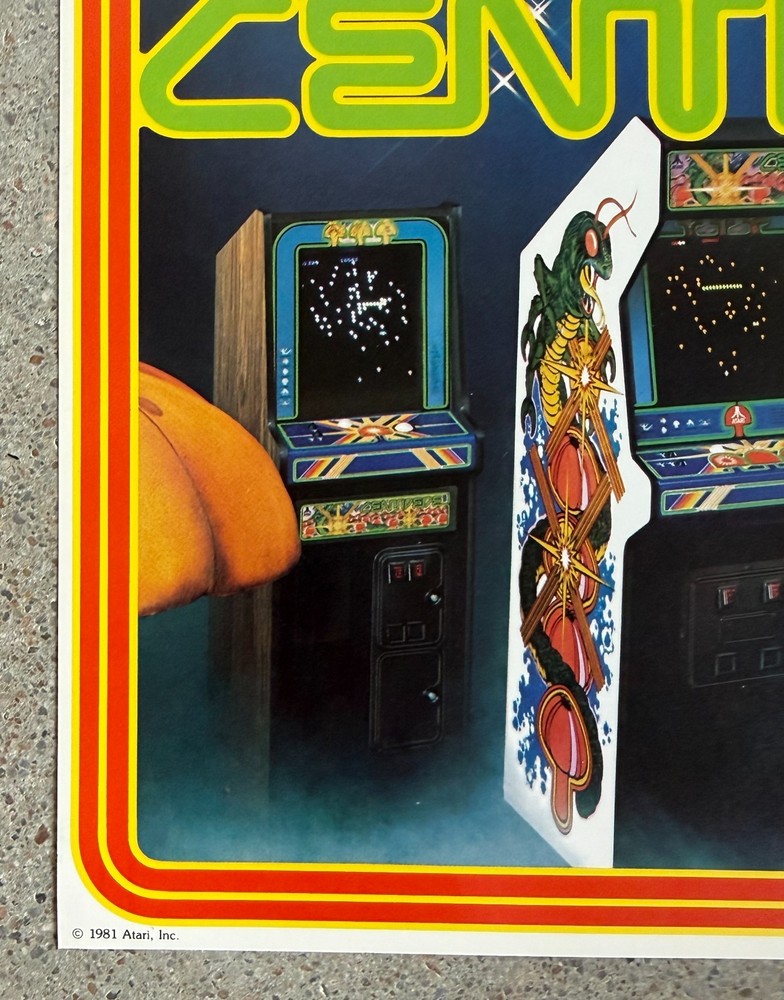 Centipede Original Video Arcade Flyer | 1981 Atari | Excellent Condition