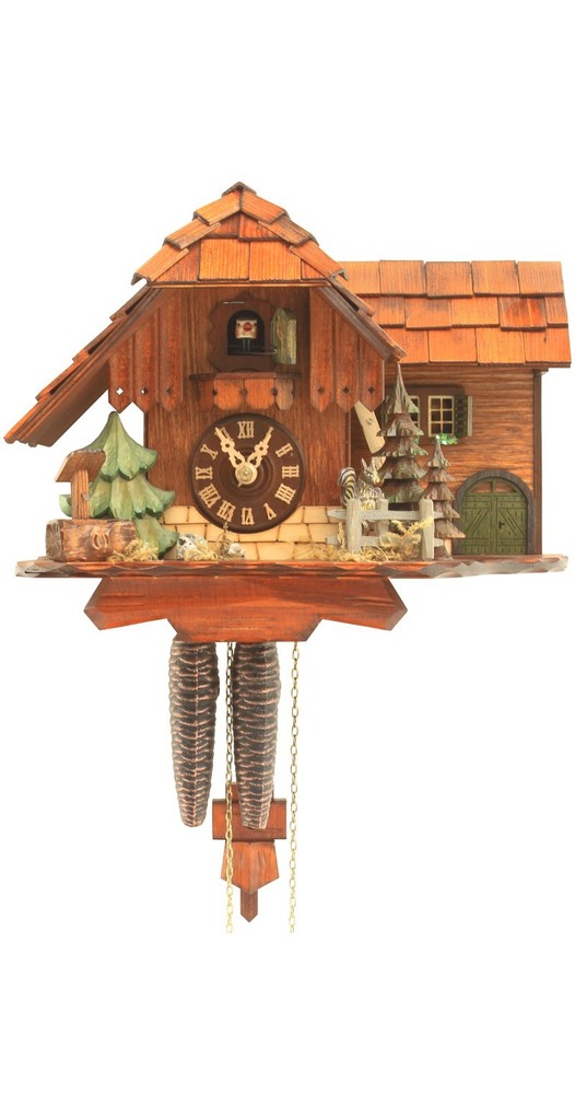 Cuckoo Clock Jumping Squirrel RH 1109 NEW