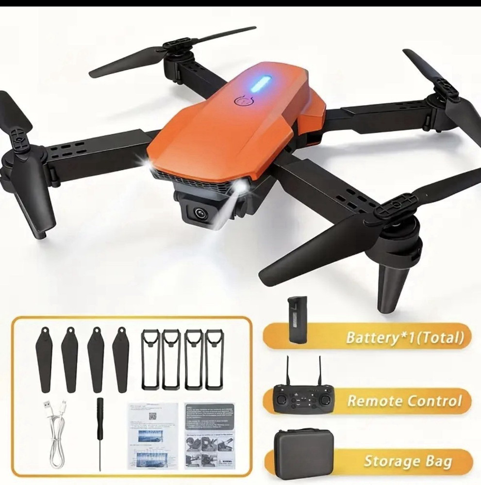Dual Camera RC Quadcopter Drone with Optical Flow Positioning, App Control
