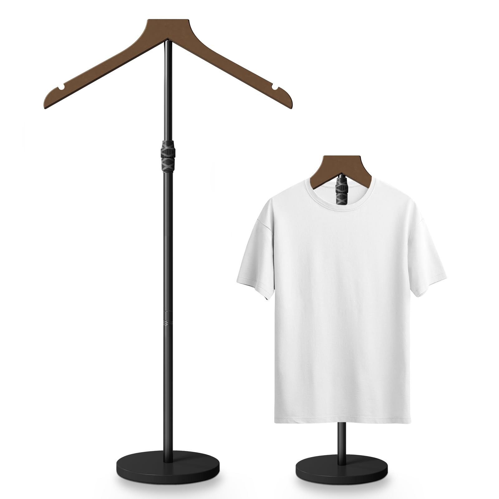 Mannequin Torso, 30 to 41 Inch Height Adjustable Shirt Display Stand for Vendors