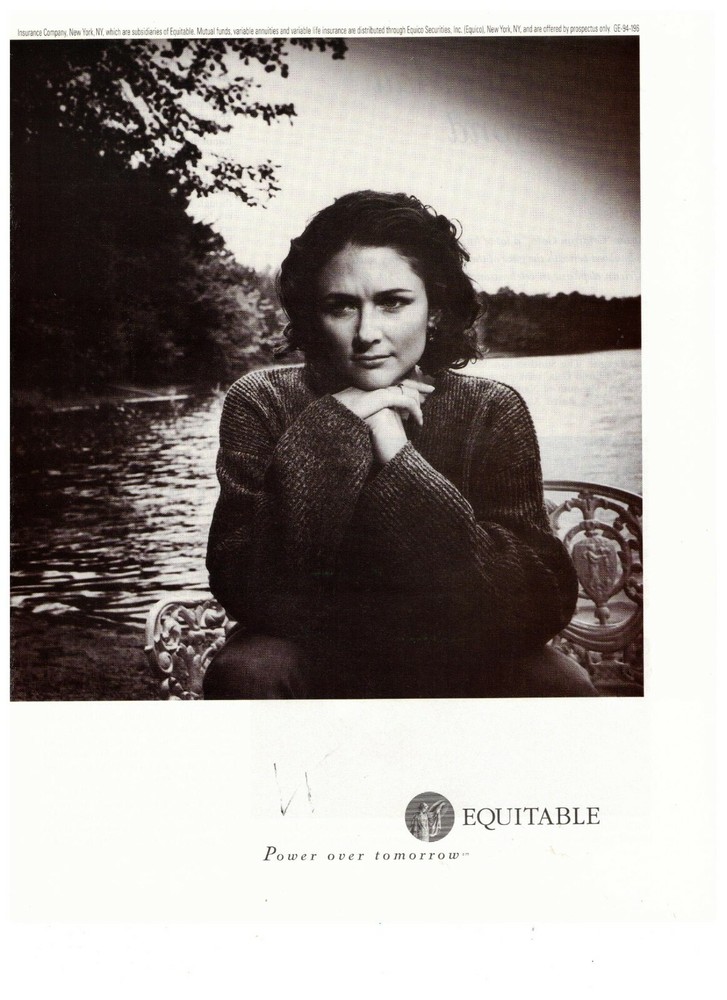 Equitable Power Over Tomorrow Vintage 1995 Print Ad