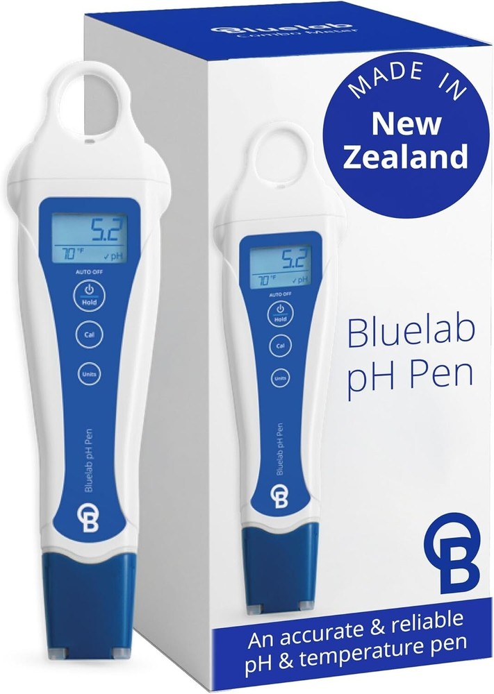Easy Calibration Waterproof pH Tester - Maximize Nutrients & Growing Potential