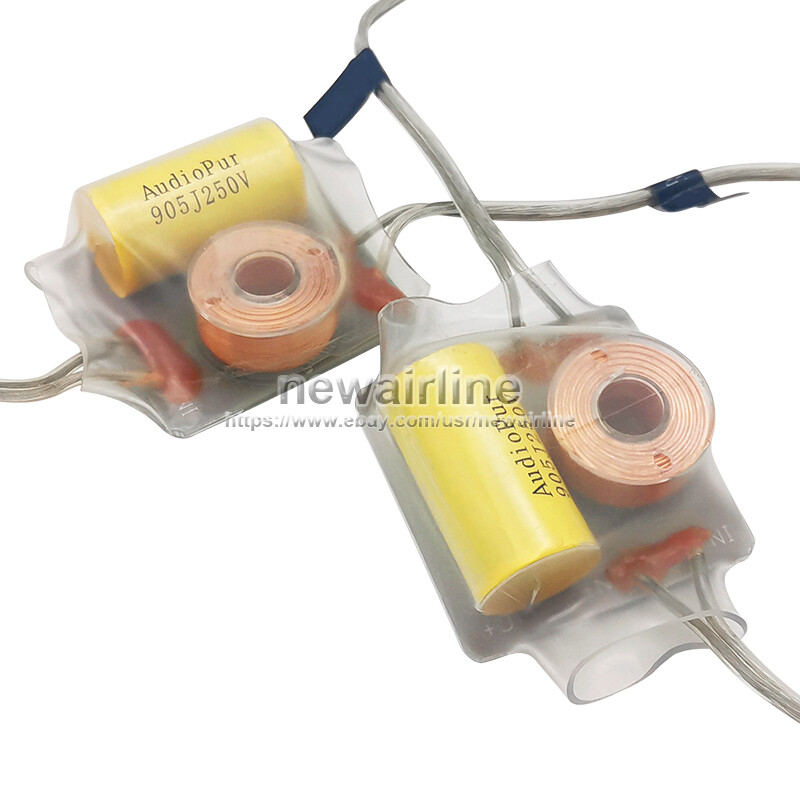 2pcs 150W One Way Second-Order Tweeter Frequency Divider Crossover Filter