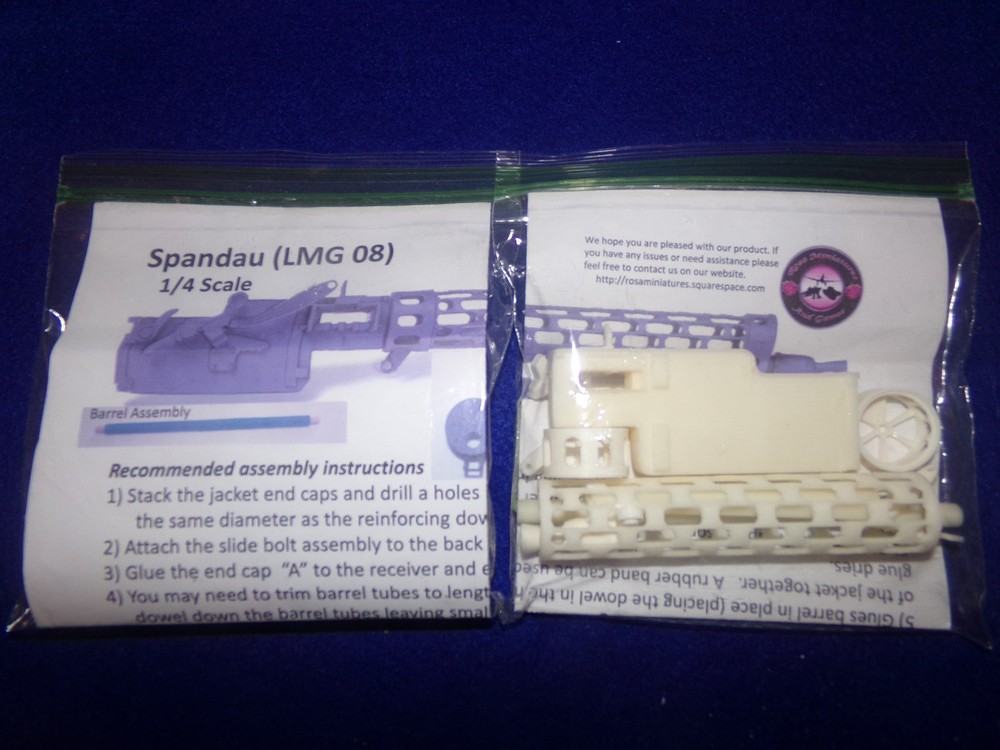 TWO: 1/4 Scale Spandau Machine Gun: Accessory Remote Control Aircraft