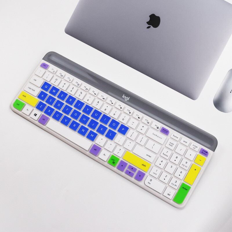 Silicone keyboard cover skin protector for Logitech MK470  K580 K585