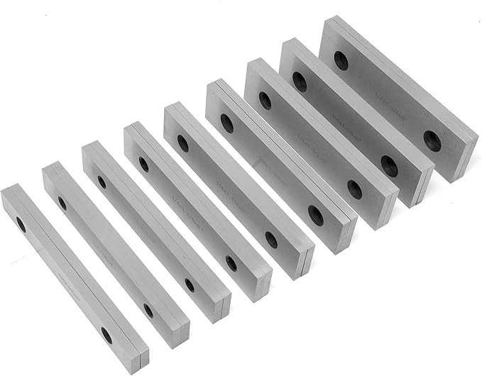 18pcs Machinist Thin Parallel Bars 1/4"x6" Straightedge Bar Blocks Milling Work