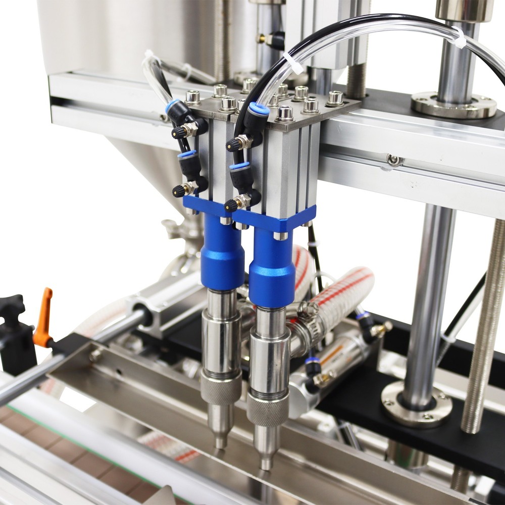 10-100ml Desktop Automatic Double Head Paste Filling Machine W/Control Display
