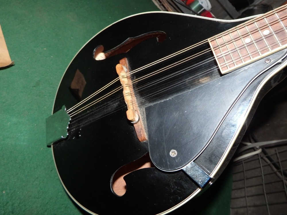 Rogue RM-100A A-Style Mandolin - Black