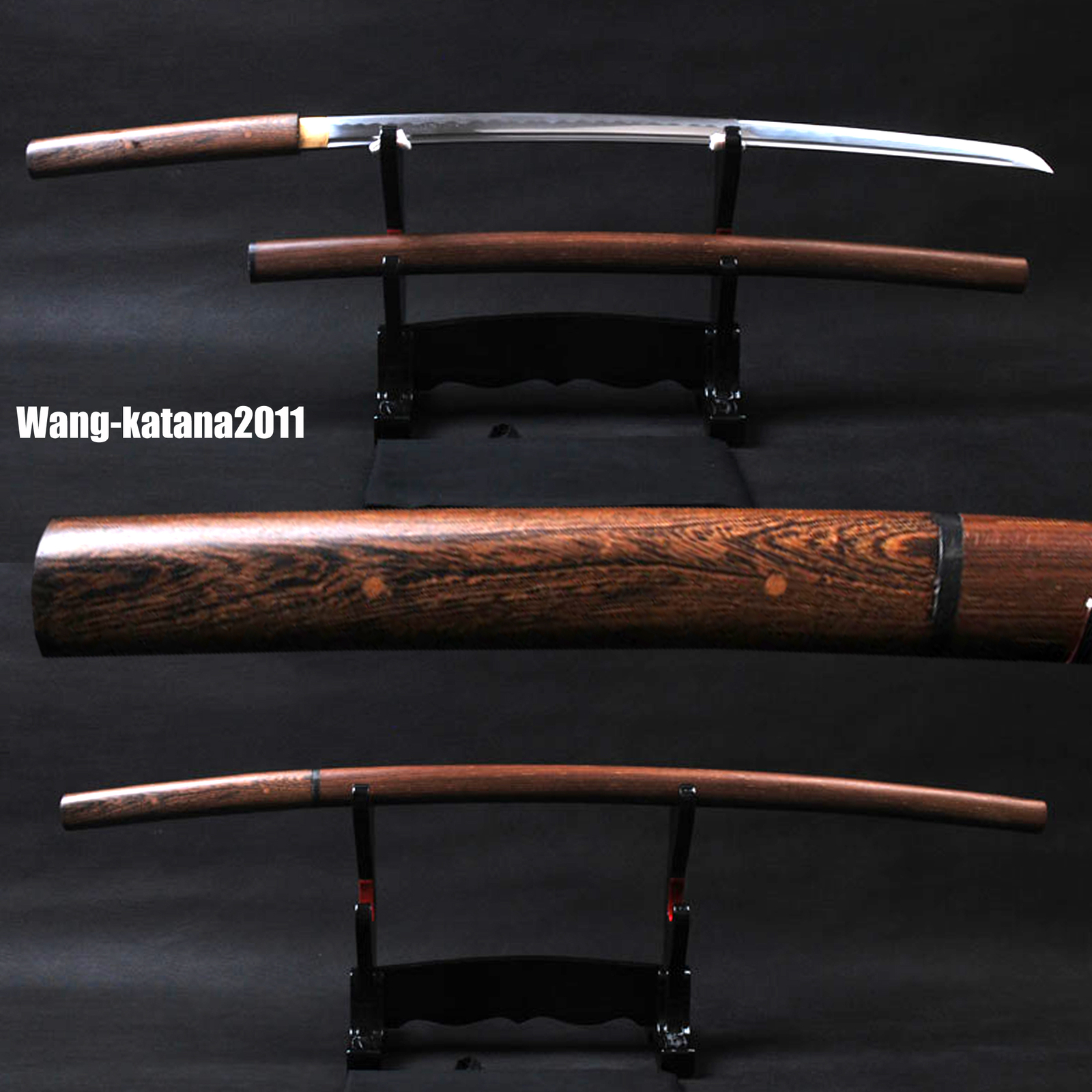 Razor Sharp Japanese Samurai Katana Practical Rosewood Shirasaya Sword T10 Steel