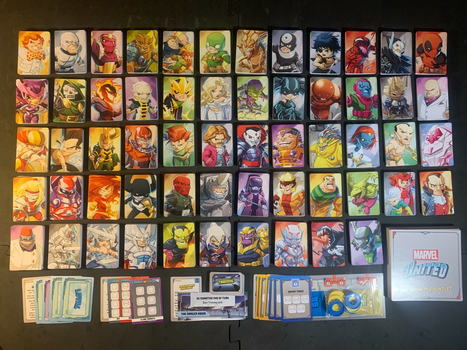 Marvel United Villains, Challenges, Locations ~ Kickstarter Minis, Promos, X-Men