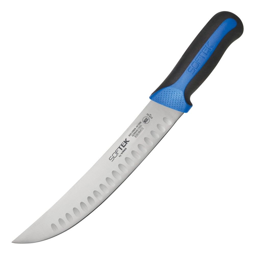SofTek, 10" Hollow Ground Cimeter Knife, Soft Grip Handle (6 Each)