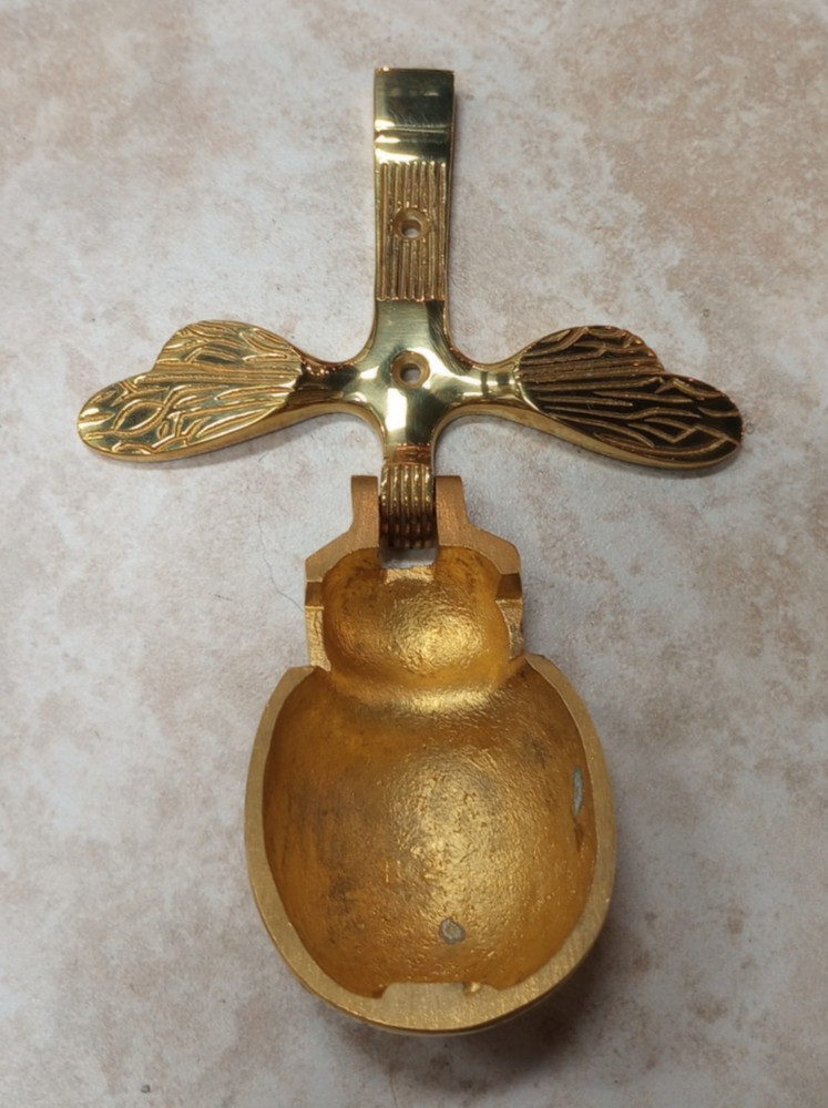 Decorative Solid Brass Bee Hardware Door Knocker Brass