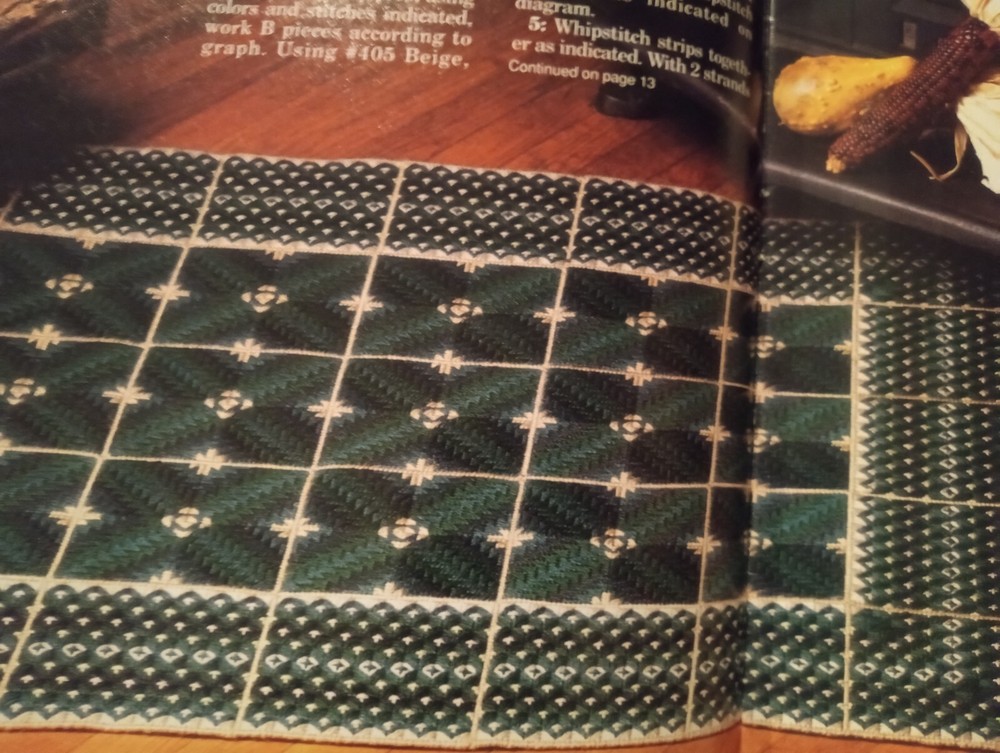 Plastic Canvas Patterns Magazine Tisue Box Bag House Calander
