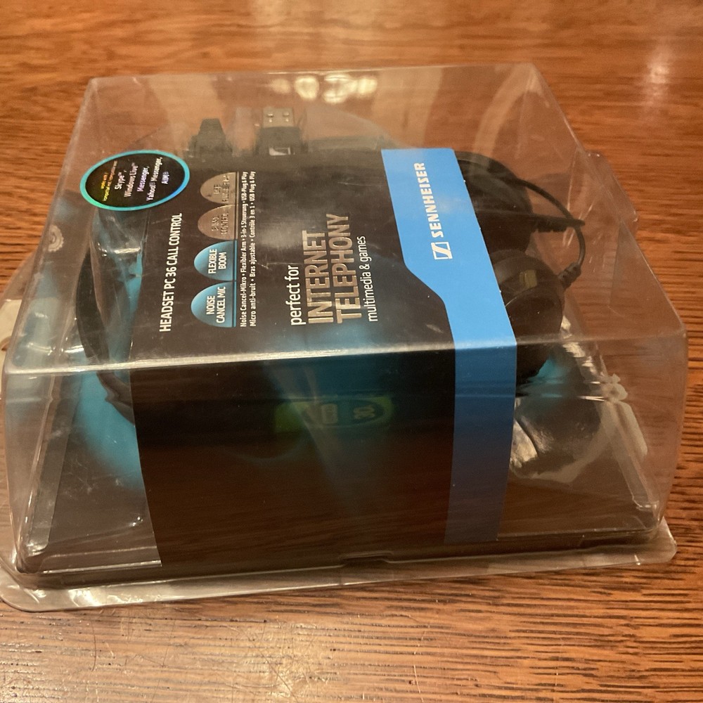 Sennheiser PC36 USB Internet Multimedia & E-Learning Headset w/ Mic -