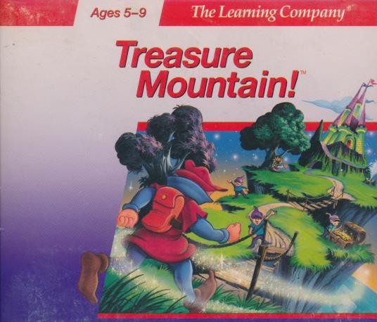 Treasure Mountain PC MAC CD-ROM early learning kids reading thinking math game!