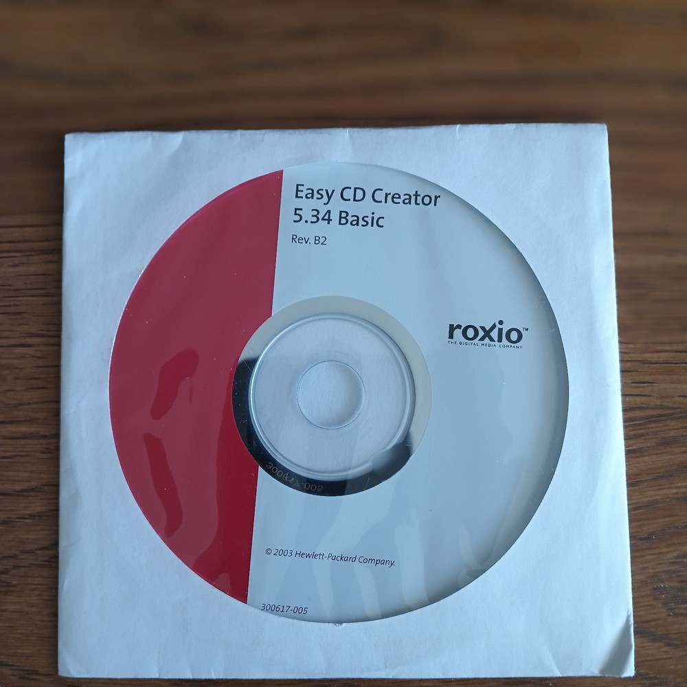 Roxio Easy CD Creator 5.34 Basic Rev. B2 2003