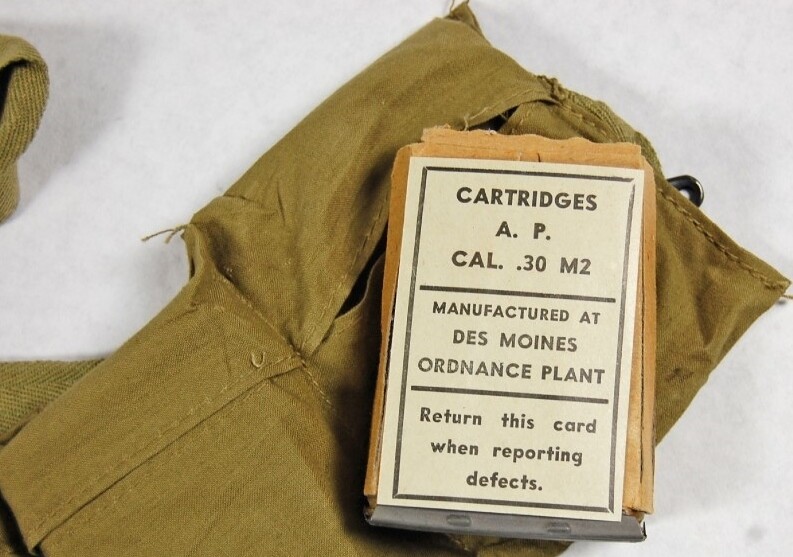 WORLD WAR II NEW REPLICA M1903A3 BANDOLEER REPACK KIT FOR 5 ROUND CLIPS