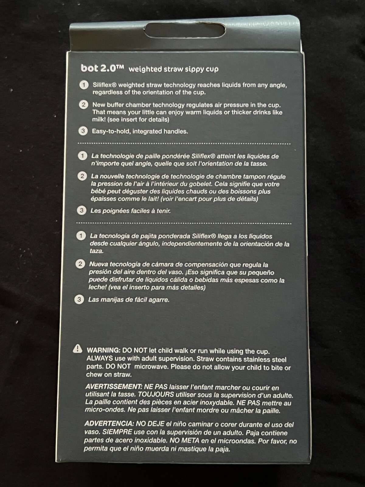 ZoLi Bot 2.0 Straw Sippy Cup Cooper Dust 10 oz Zo-Li Toddler Drinking Straw