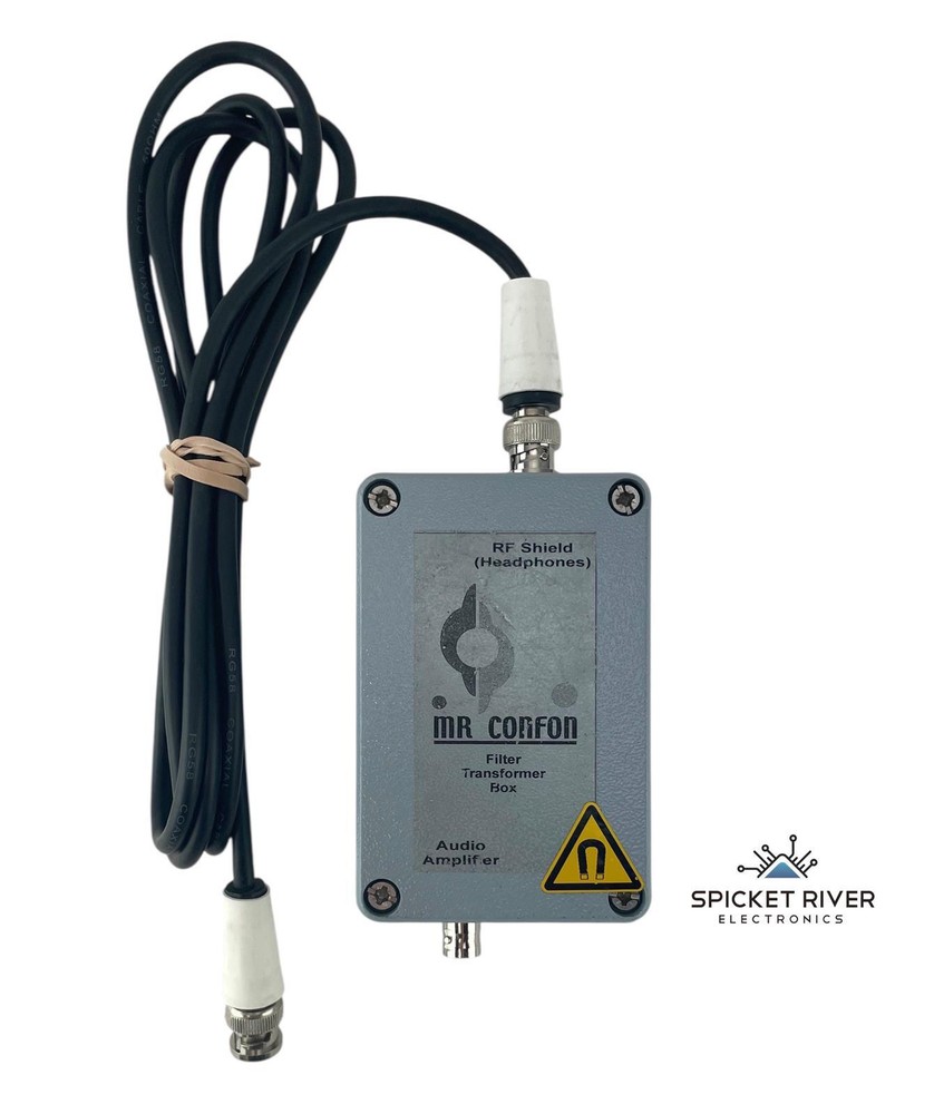 MR Confon Filter Transformer Box - RF Shield + Audio Amplifier Input/Output