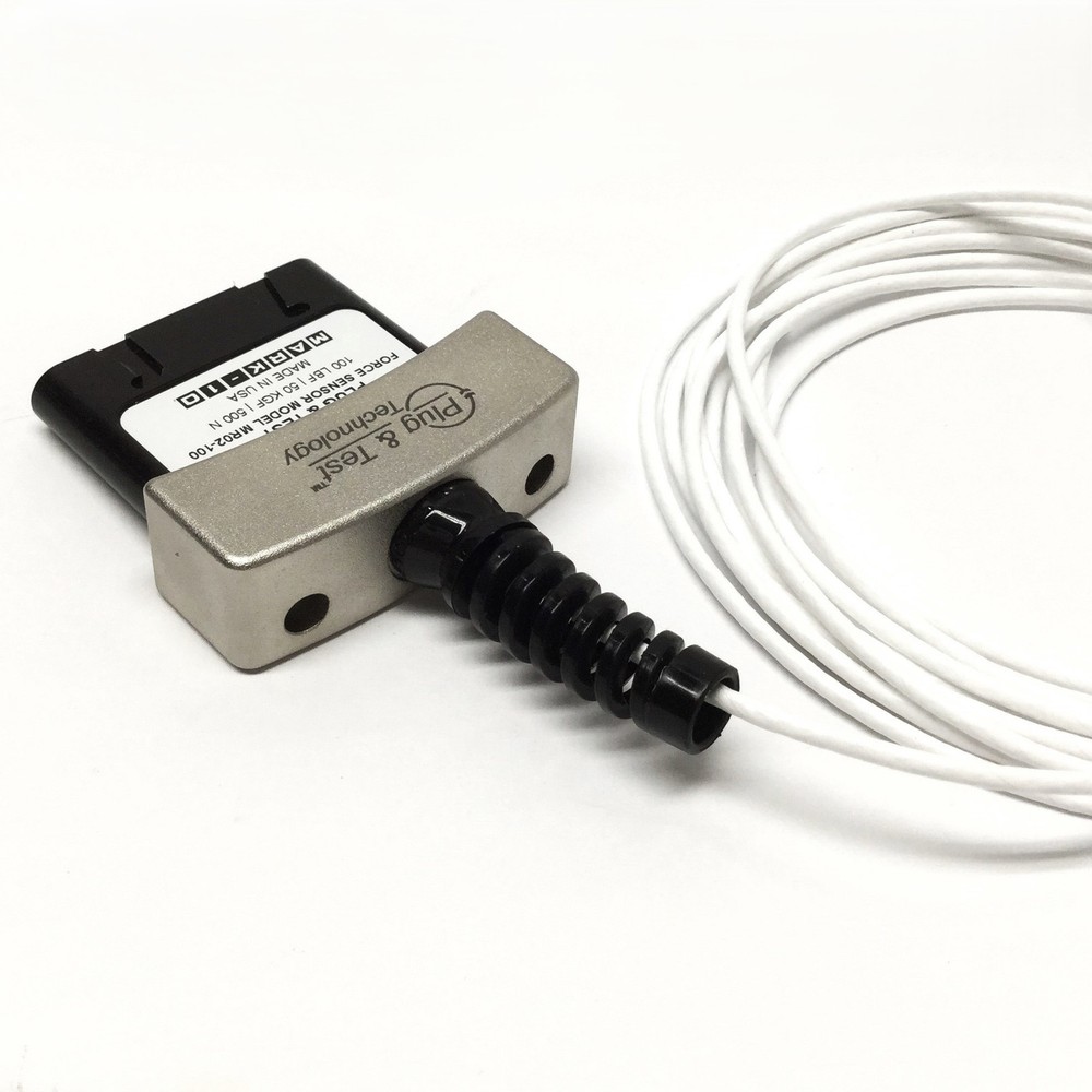 Mark-10 MR02-100 Plug & Test Force Sensor Compression Load Cell 100lbf / 500N