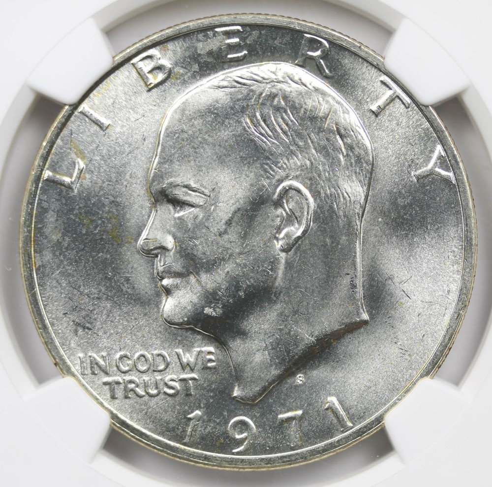 1971-S Eisenhower Ike Dollar Silver $1 MS 66 NGC
