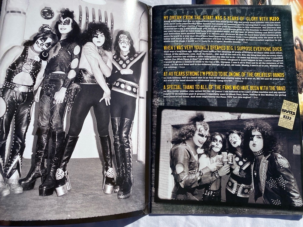 KISS Monster 2013 & Farewell Tour 2000 w/all Concert Dates Concert Programs