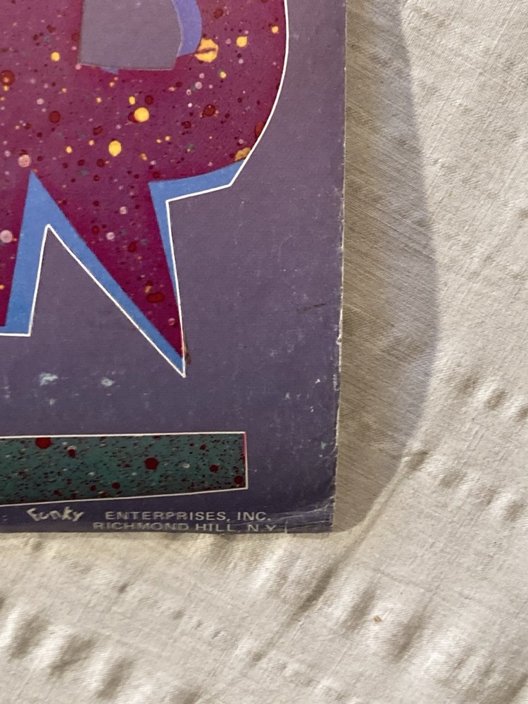 Cyndi Lauper 1984 Poster Funky Purple Z