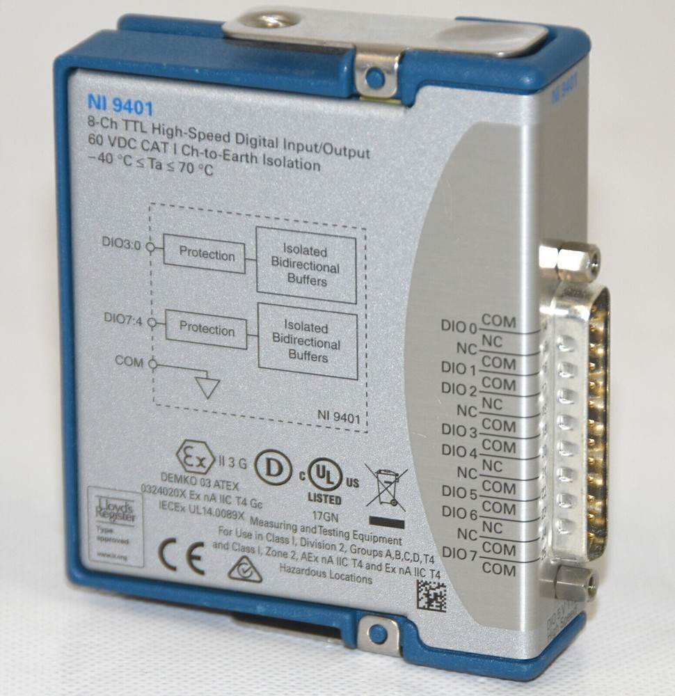 Used NI-9401 cDAQ High Speed Digital Input / Output Module Free Shipping