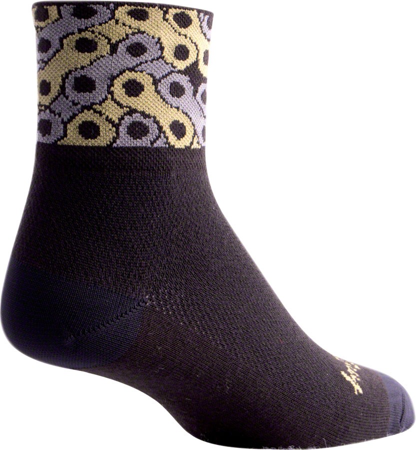SockGuy Classic Socks Ankle Socks Small/Medium Black