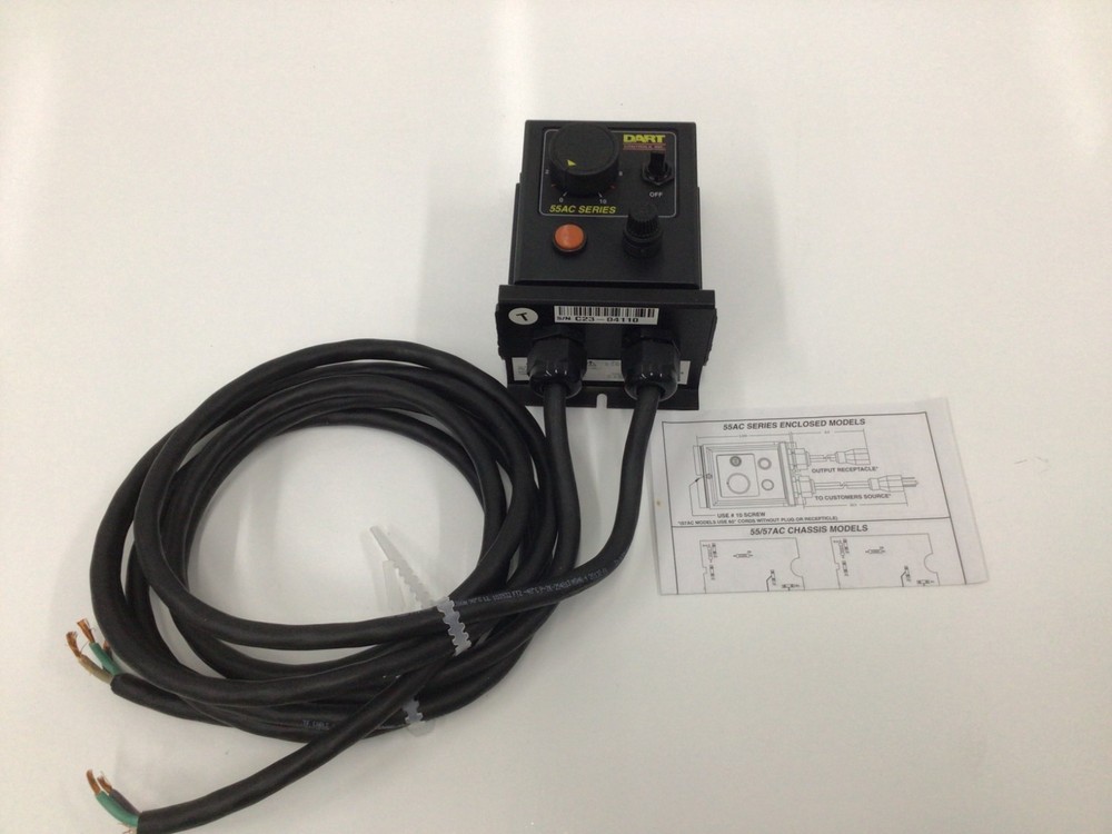 DART CONTROLS 57AC10E Variable AC Voltage Supply,2  hp 5JPF5