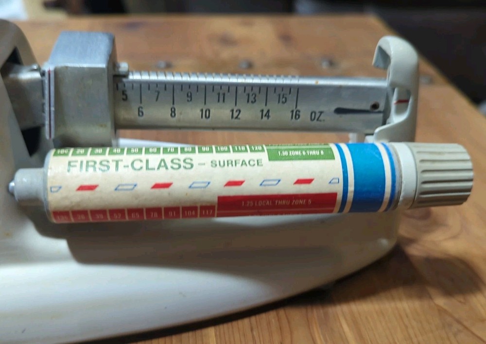 Vintage Pitney Bowes Postage Scale Mechanical Postal Scale Air,Third,1st Class
