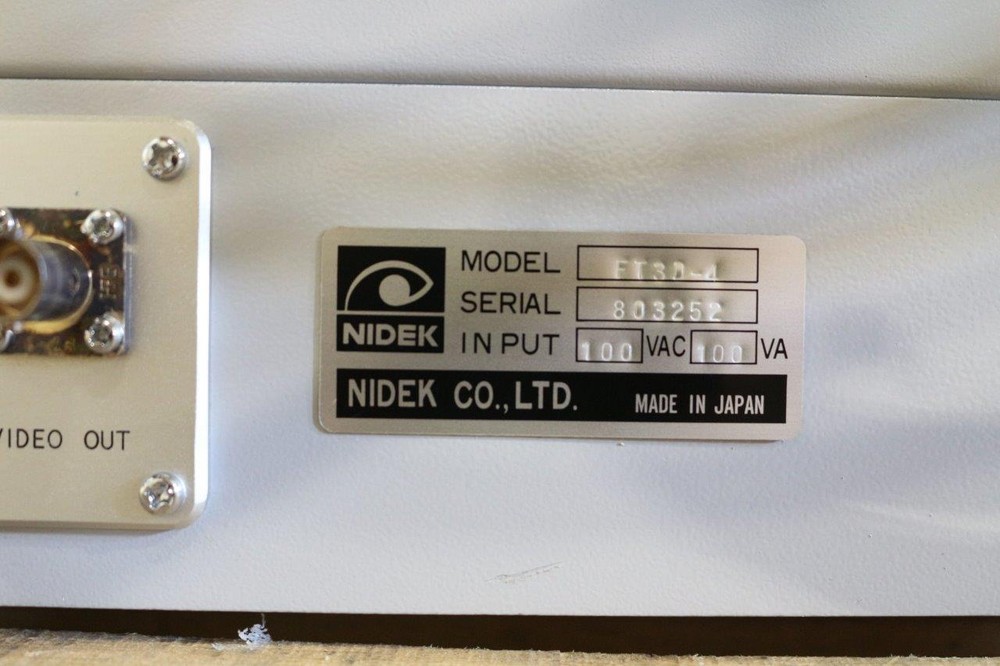 Nidek FT-3D Video Flatness Tester