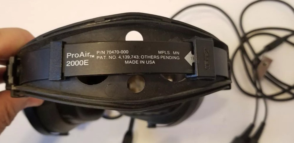 TELEX ProAir 2000E Aviation Headset with Microphone.