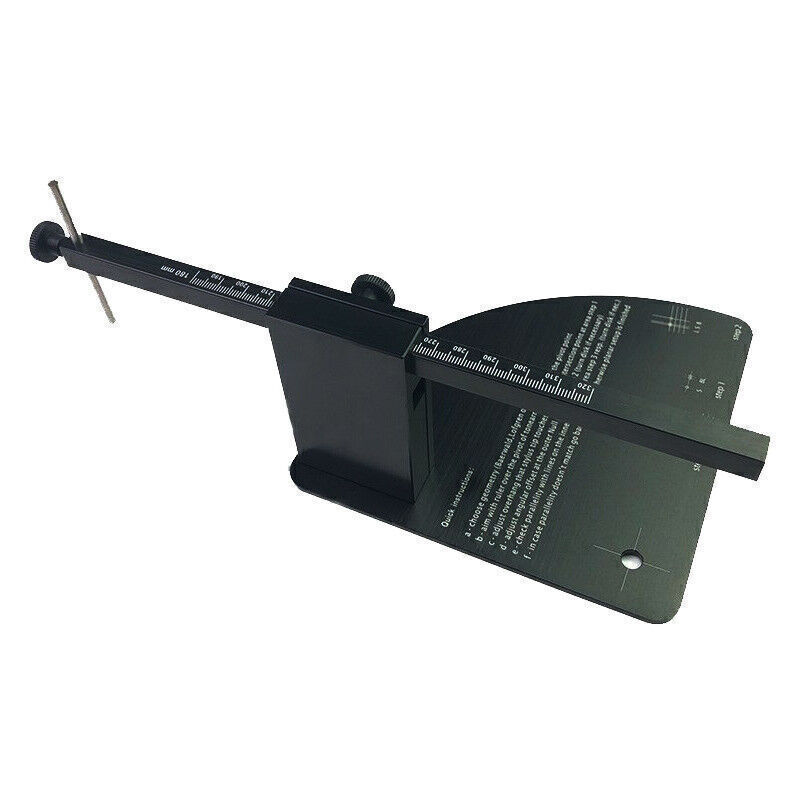 Vinyl LP Turntable Alignment Protractor For Phono Record Cartridge Stylus NEWtK