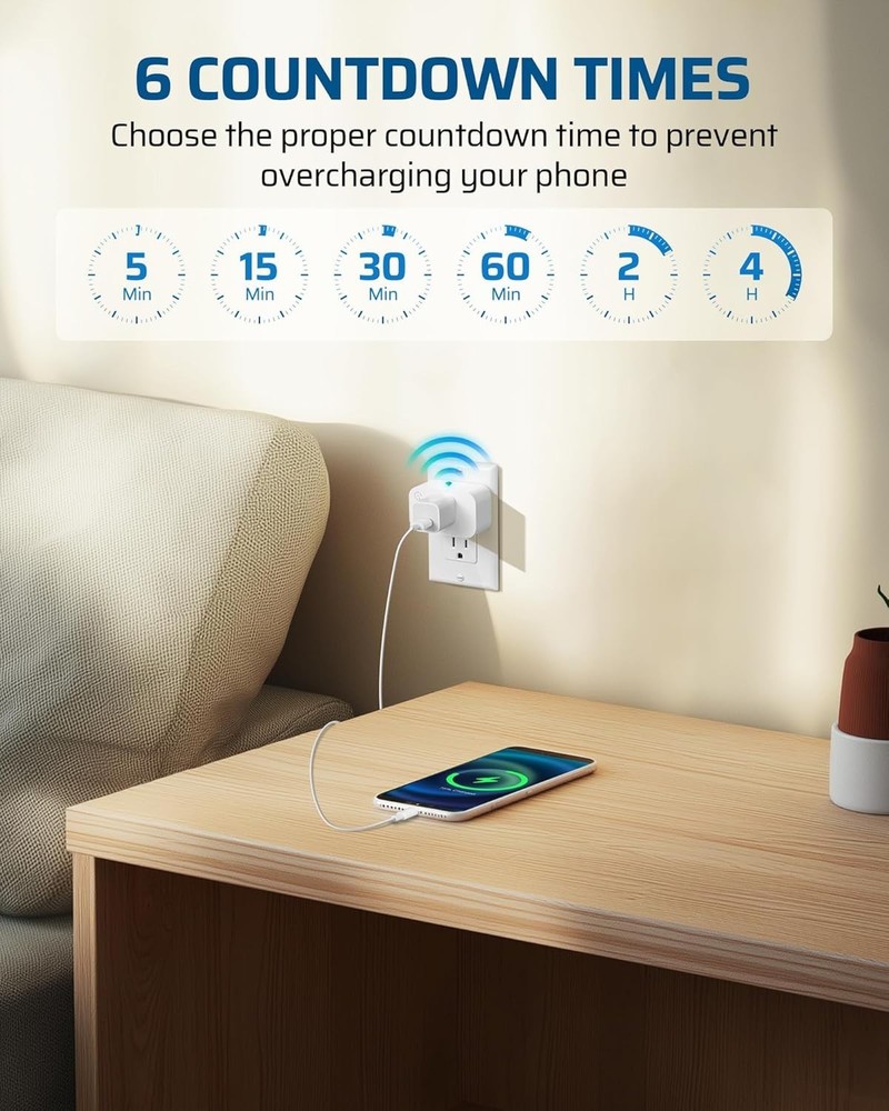 DEWNEWILS Remote Control Outlet with Timer, Indoor Remote Timer Outlet, 100FT...