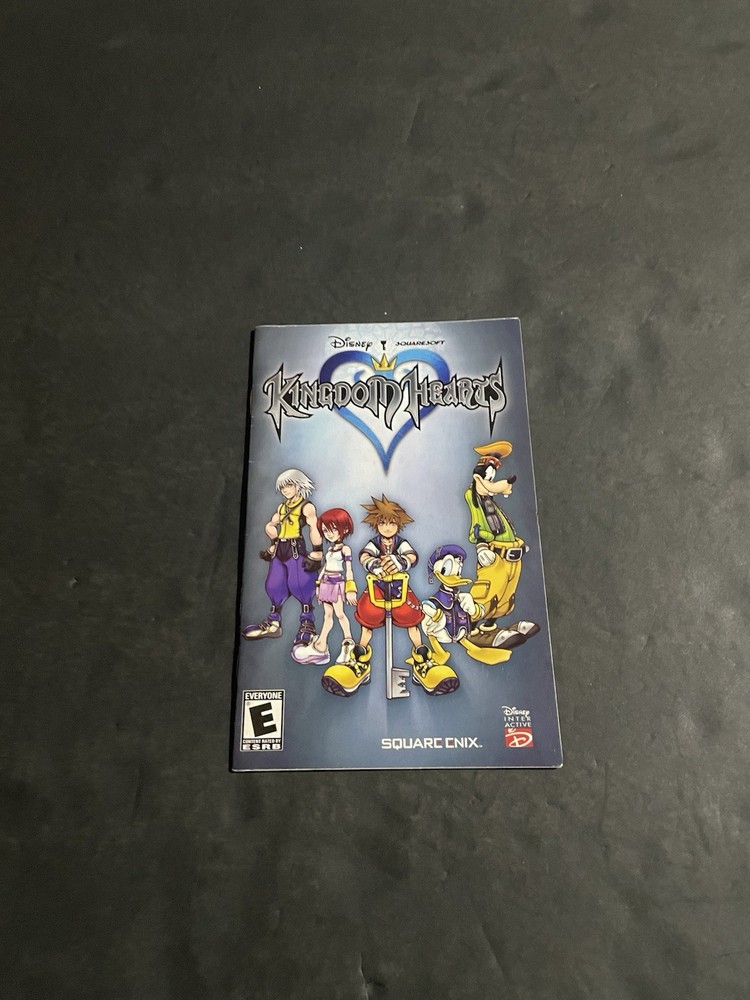 kingdom hearts ps2 manual only